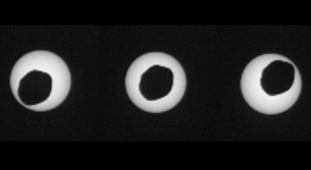 NASA Mars Rover Views Eclipse of the Sun by Phobos