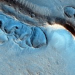 Odd and tortured raised ridges on Mars