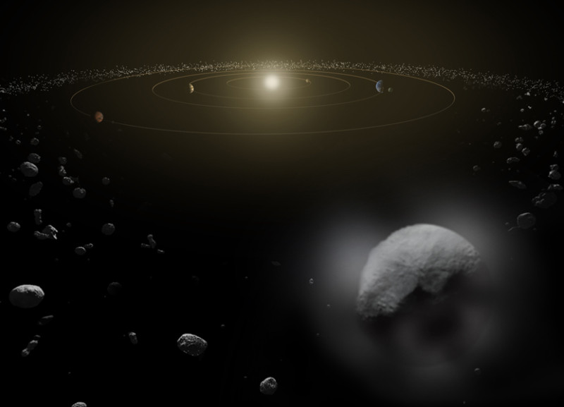 Herschel Telescope Detects Water On Dwarf Planet in Asteroid Belt