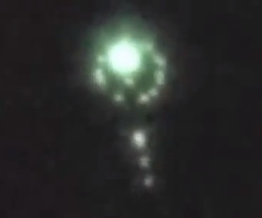 UFO Mothership Over Brazil Dropping Spheres