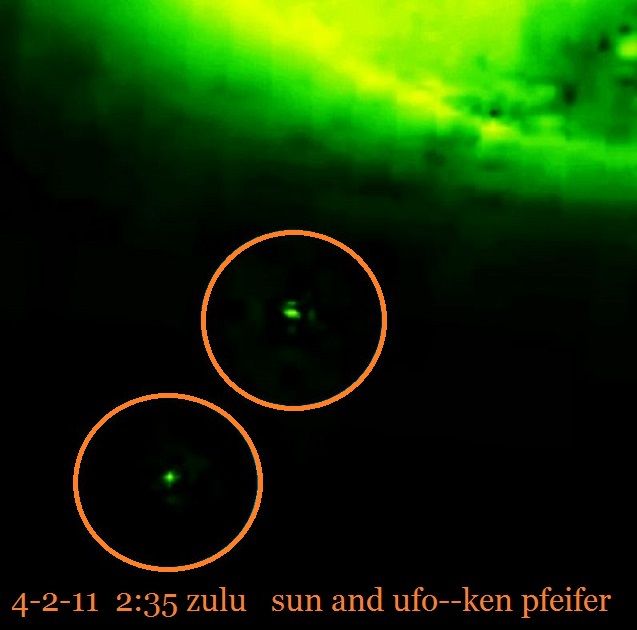 UFOs Are Flying Around The Sun