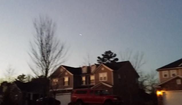 Man films UFOs hovering over South Carolina neighborhood