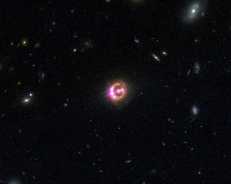 Multiple images of a distant quasar
