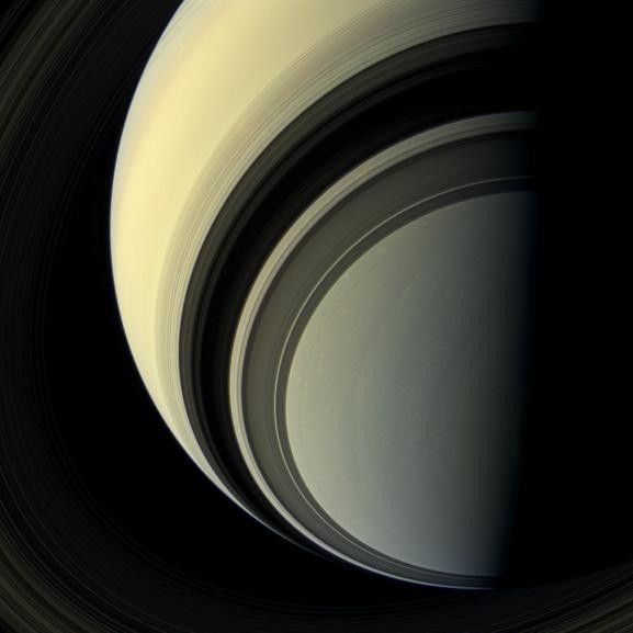 The gas giant Saturn