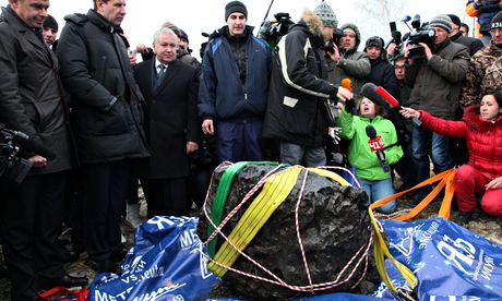chunk of the Chelyabinsk meteor in Russia in 2013.