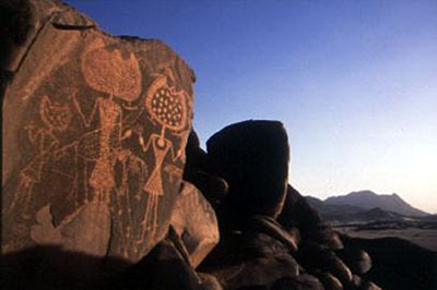 Rock Art possibly created by Space aliens