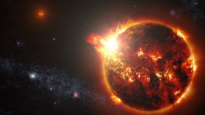 NASA's Swift mission observes mega flares from nearby red dwarf star