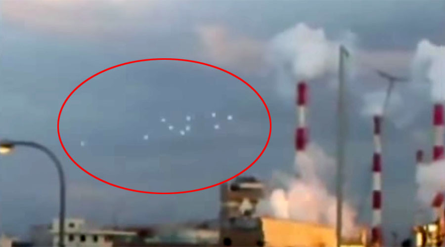 10 UFO-like objects filmed flying over Japan