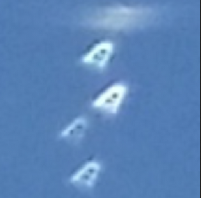 Four Triangles over Montana on June 29,, 2015