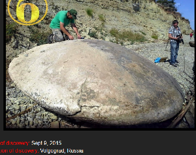 An ancient disc found in Volgograd Region-of Russia on September 9, 2015