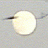 Disc captured in front of the moon in Halifax, England on January 22, 2016.