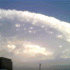 Strange cloud kilometer-wide object over filmed over the city of Cartagena, Colombia