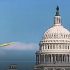 Object flew in front of the capital building Washington DC on August 14, 2017.