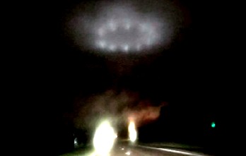 Circle of lights over Stillwater, Minnesota on September 15, 2018