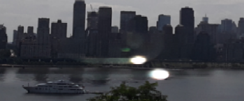 Manhattan, Hudson River, New York taken on July 9, 2019