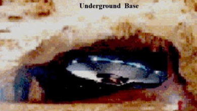 Underground UFO base