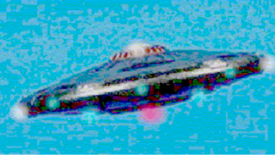 Up to 250 feet in diameter and  metallic