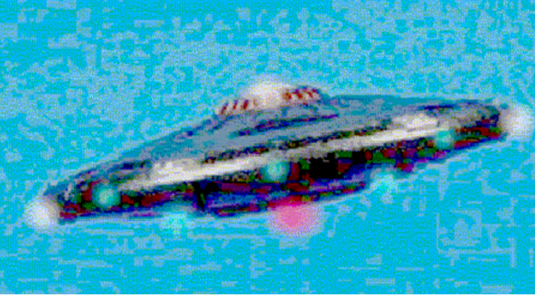 Up to 250 feet in diameter and metallic