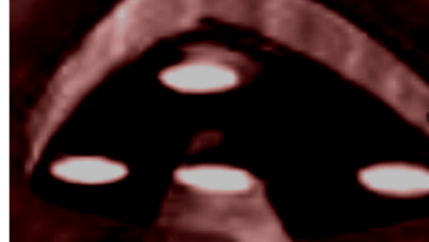Photo of a UFO over Belgium 1990