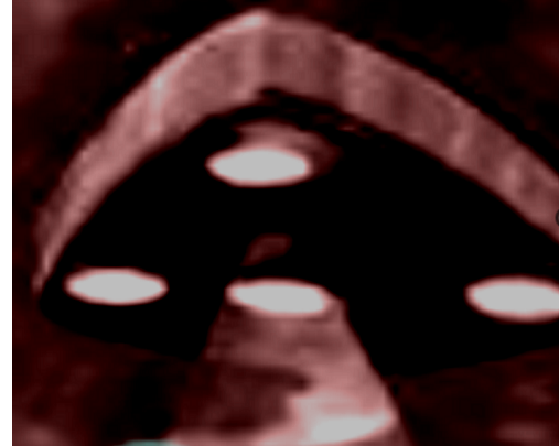 Photo of a UFO over Belgium 1990